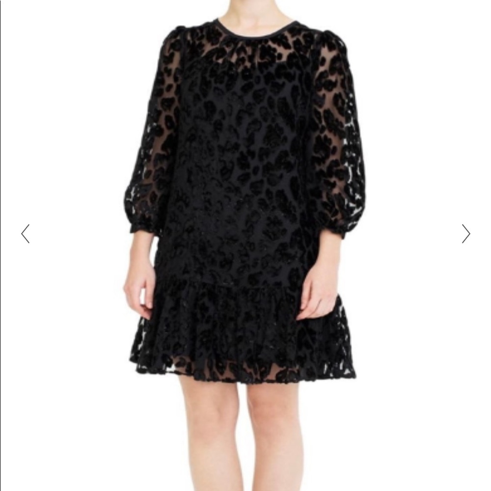J.CREW FLUTTER-HEM DRESS